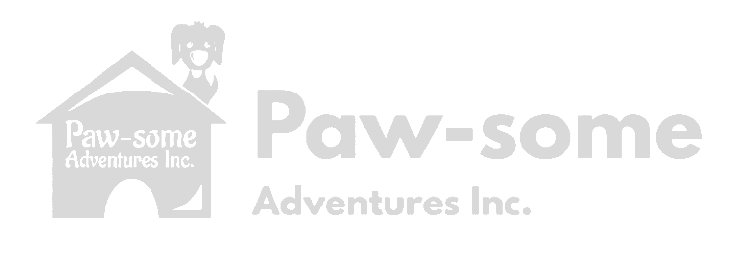 Pawsome logo, epoxy flooring client of Top Coat Epoxy