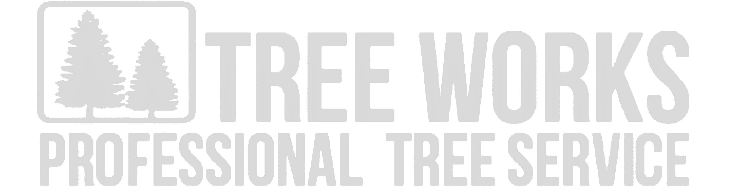 Tree Works Professional Tree Service logo, epoxy flooring client of Top Coat Epoxy