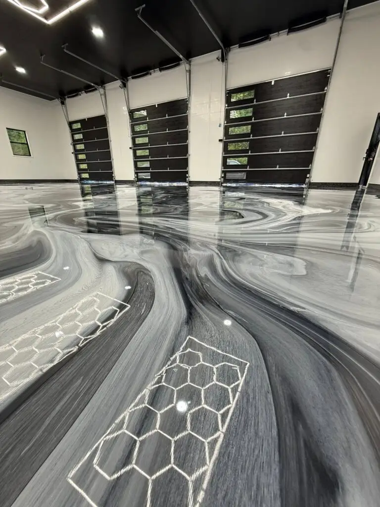 metallic epoxy flooring by top coat epoxy coatings