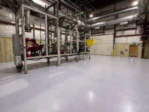 Sustane Technologies Inc Industrial Epoxy floor installed in Halifax