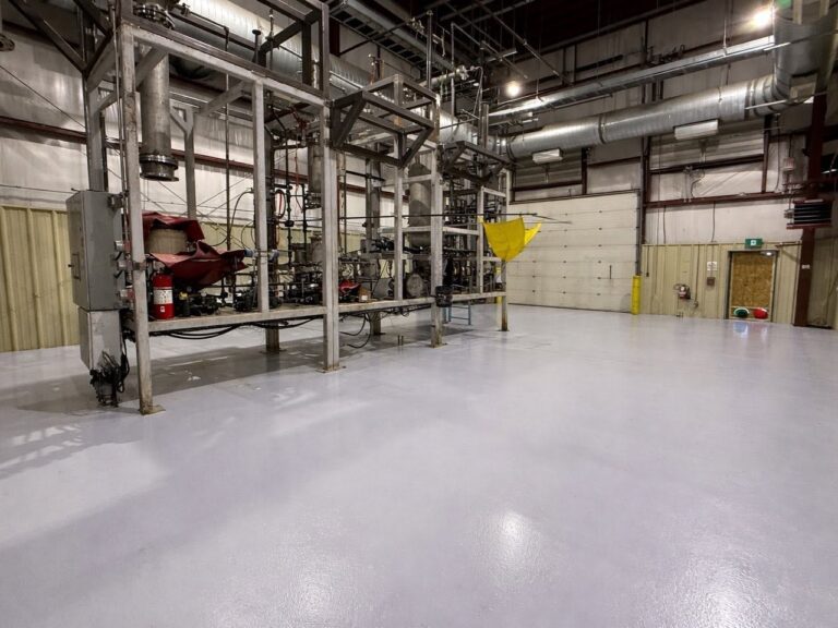 Sustane Technologies Inc Industrial Epoxy floor installed in Halifax
