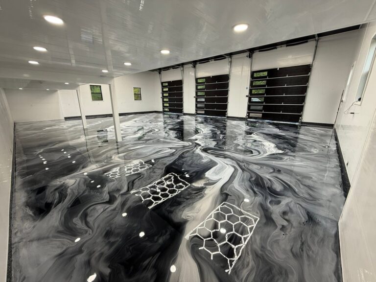 Metallic Epoxy Floor by Top Coat Epoxy Coatings