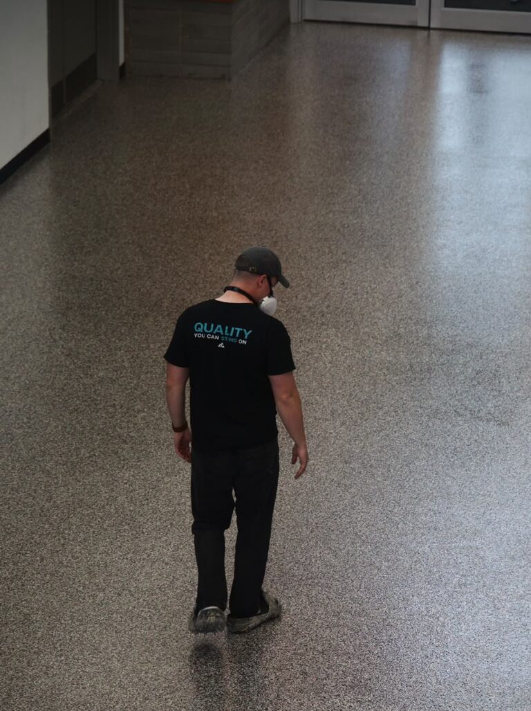 Nick, owner of Top Coat Epoxy Coatings in Halifax