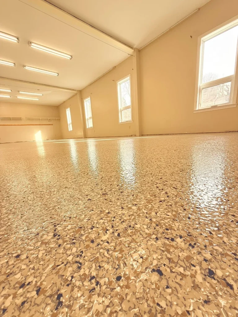 Shoreline flake floor in St. Luke’s United Church basement in Halifax